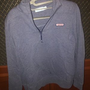 Vineyard vines blue zip up hoodie